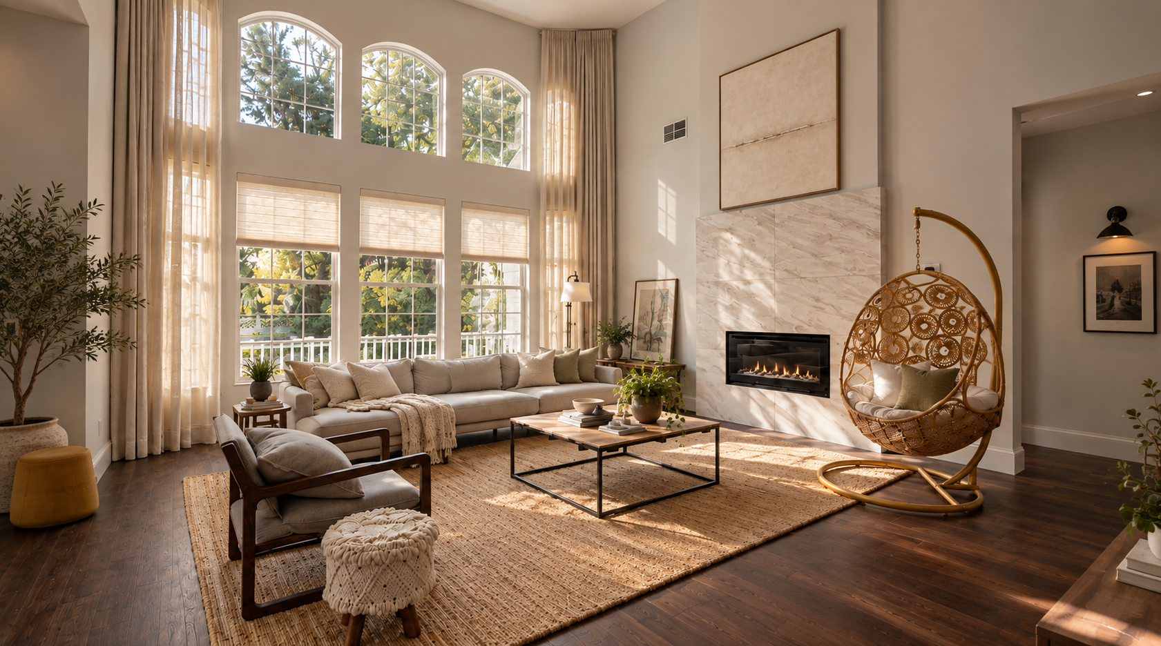 Casa Aquila — living room