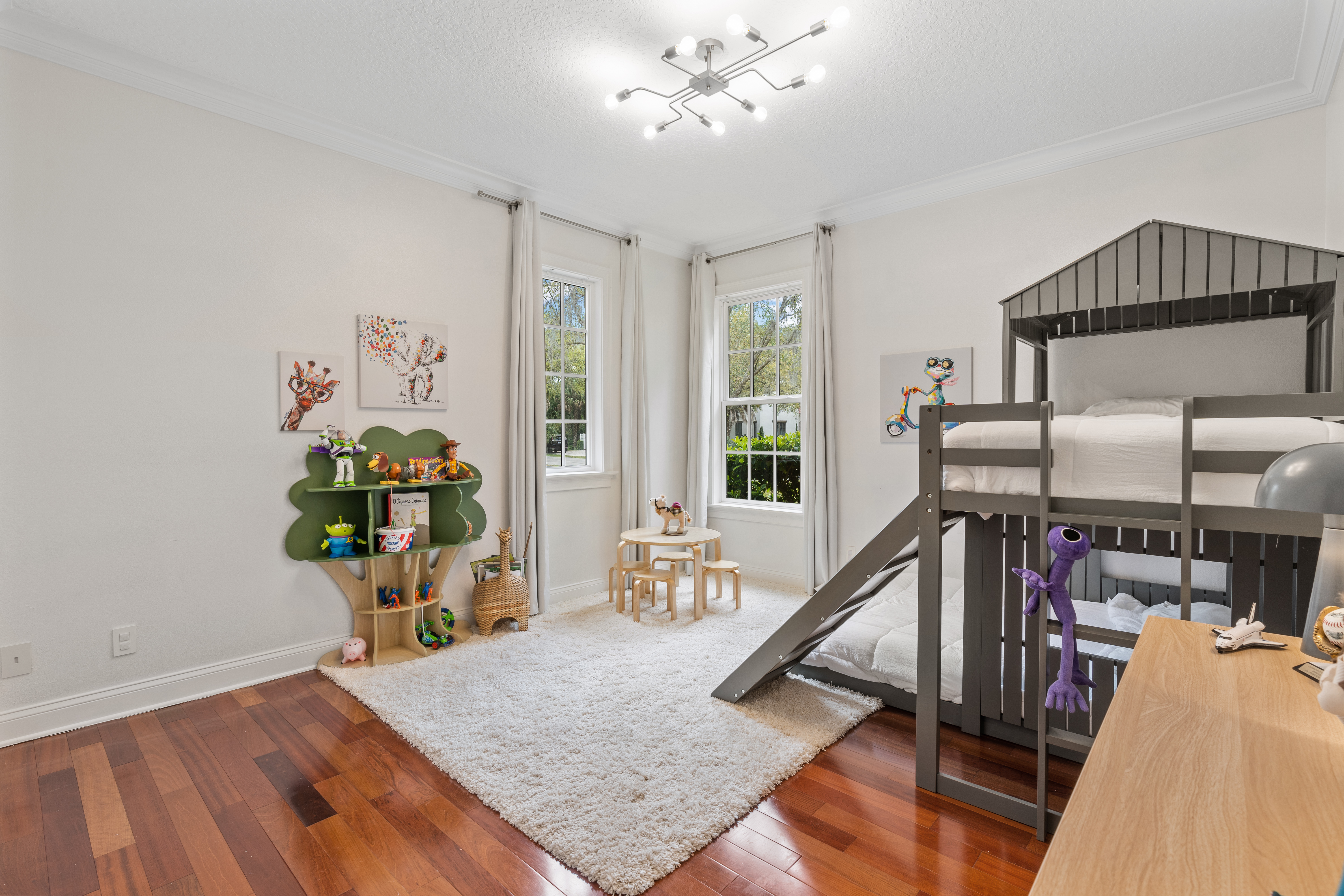 Quarto das crianças com beliche de Casa Chiara