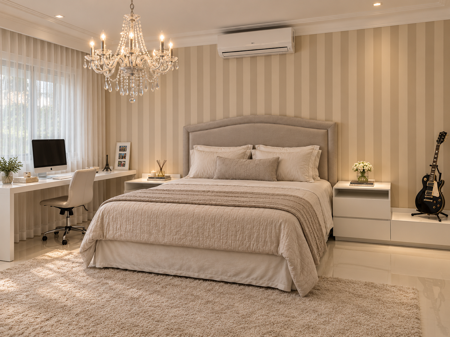 Front view of Casa Prima bedroom